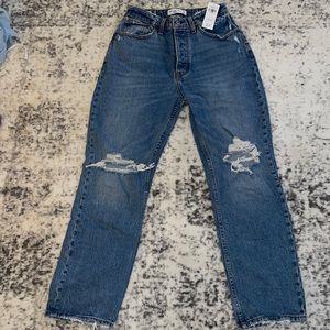 Abercrombie Curve Love “The Dad” High Rise Jeans